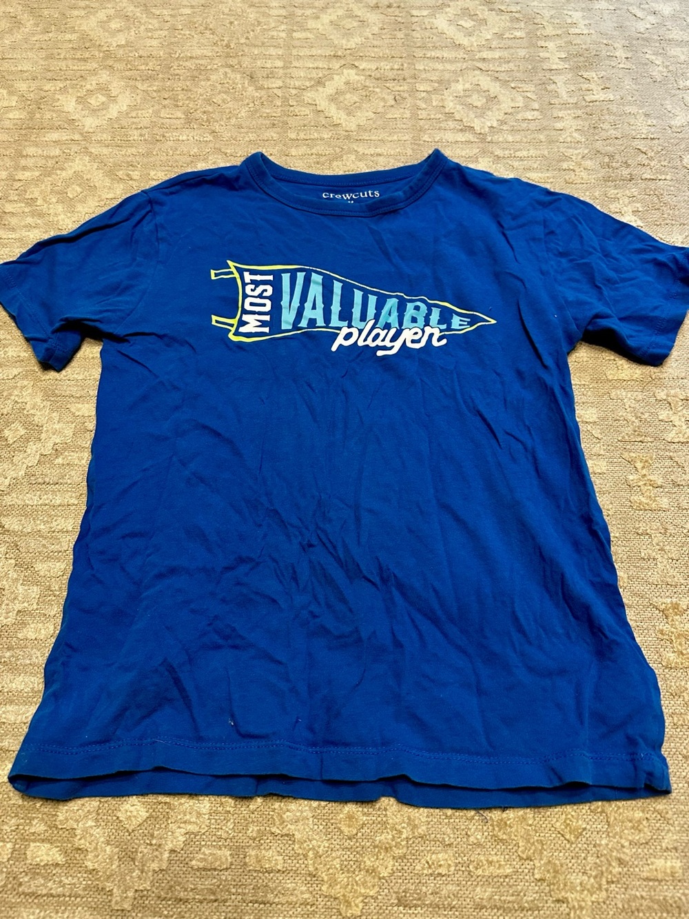 Crewcuts Royal Blue 'Most Valuable Player' Graphic Tee